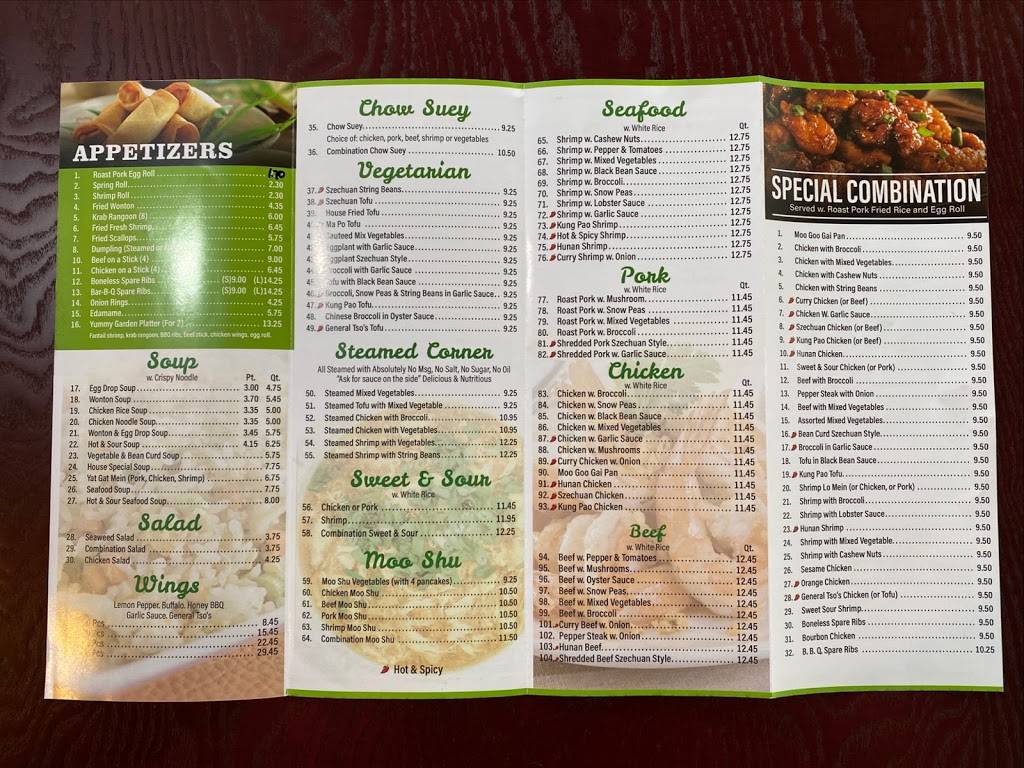 Yummy Garden | restaurant | 2270 Commercial Way, Spring Hill, FL 34606, USA | 3526009100 OR +1 352-600-9100