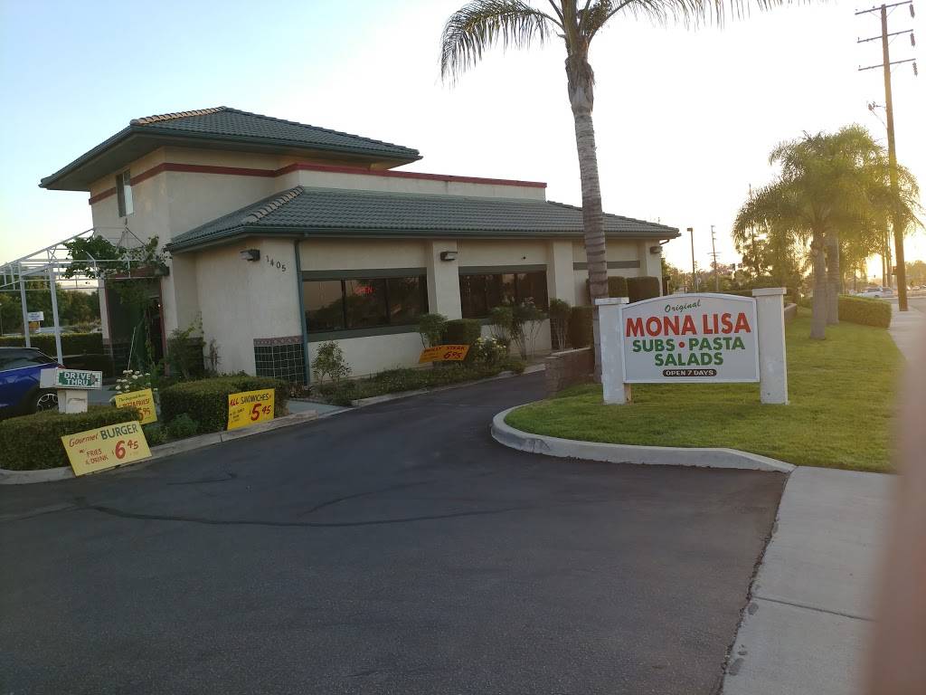 Original Mona Lisa Restaurant | meal takeaway | 1405 W Colton Ave, Redlands, CA 92374, USA | 9093350818 OR +1 909-335-0818
