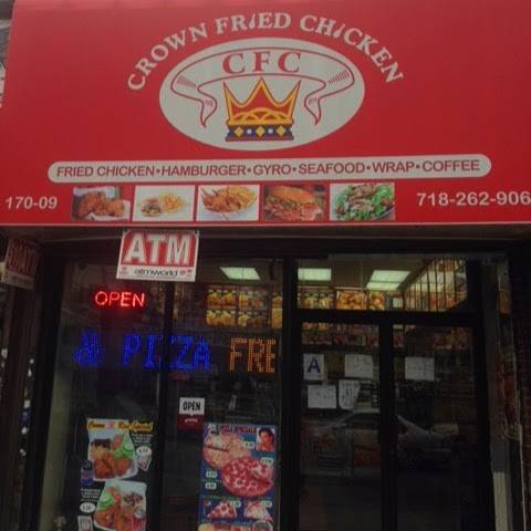 Crown Fried Chicken & Pizza | restaurant | 170-09 Jamaica Ave, Jamaica, NY 11432, USA | 7182629060 OR +1 718-262-9060