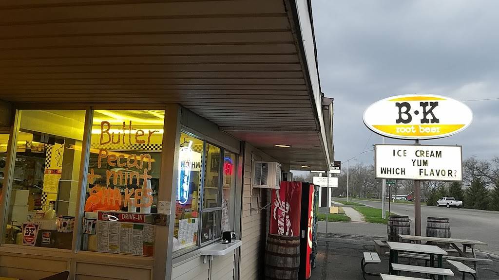 B&K Drive-In | restaurant | 1201 E 9th St, Rochester, IN 46975, USA | 5742232505 OR +1 574-223-2505
