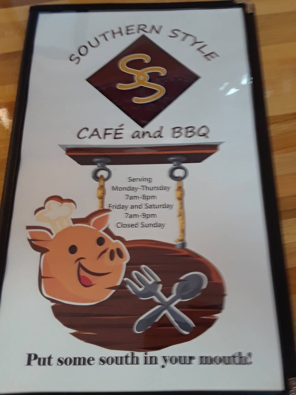 Southern Style Cafe and BBQ | restaurant | 37938 Meridian Ave, Dade City, FL 33525, USA | 3524375425 OR +1 352-437-5425