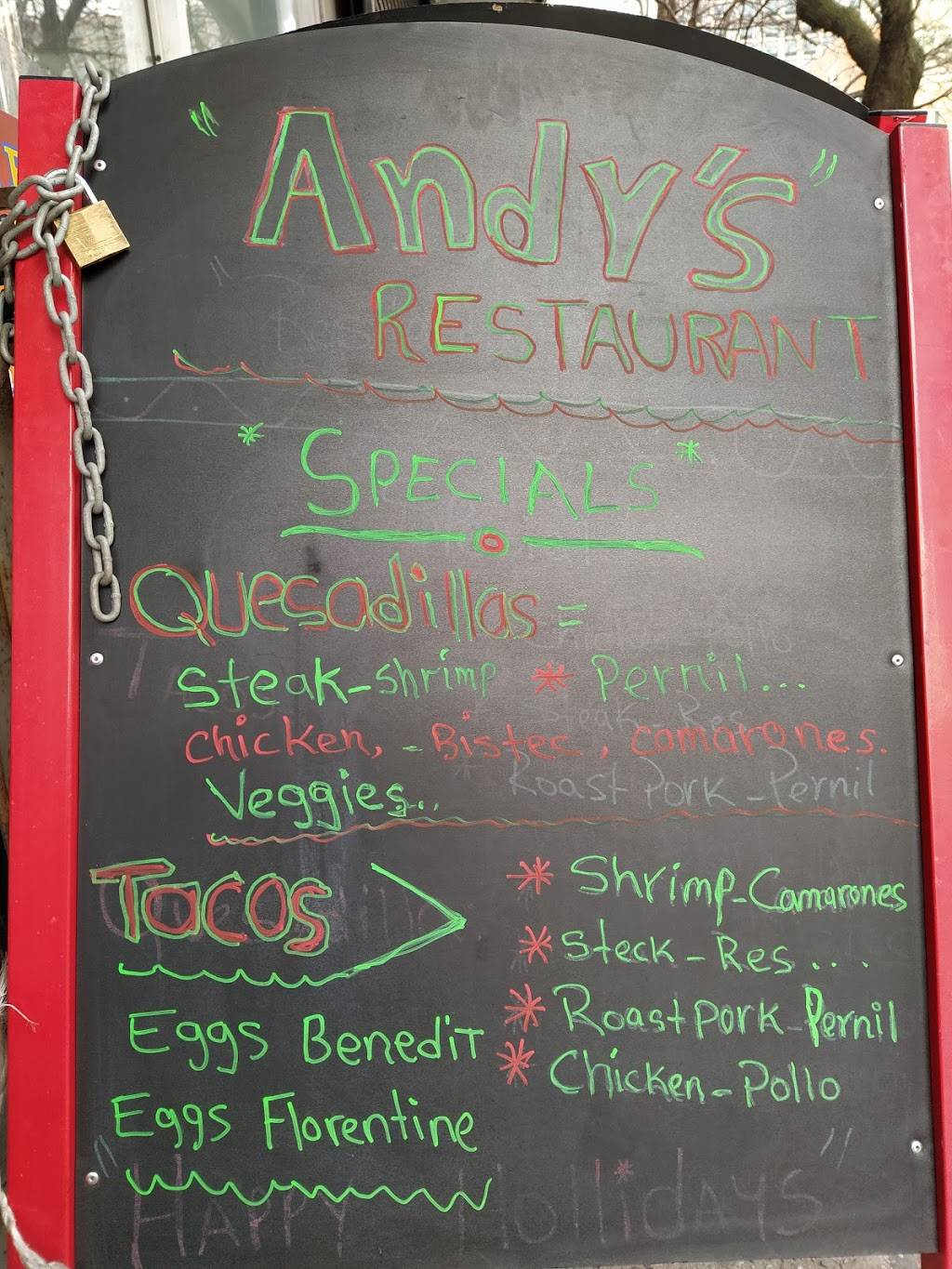 Andys restaurant | restaurant | 2262 3rd Ave, New York, NY 10035, USA | 2128602614 OR +1 212-860-2614