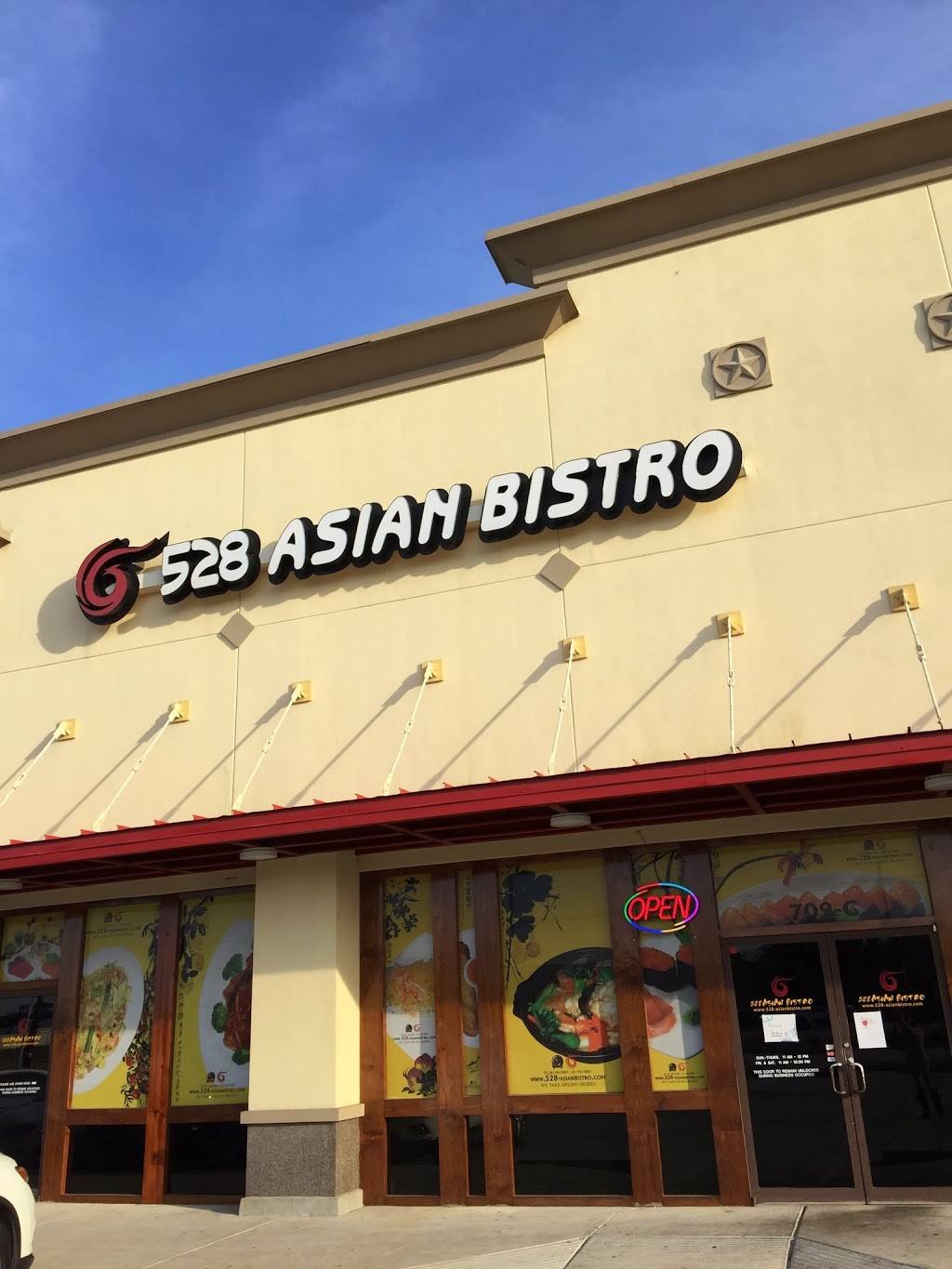 528 Asian Bistro | restaurant | 5405, 709 W Parkwood Ave, Friendswood, TX 77546, USA | 2819928881 OR +1 281-992-8881