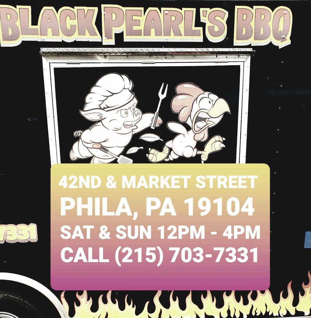 Black Pearls BBQ | restaurant | 4138 Market St, Philadelphia, PA 19104, USA | 2157037331 OR +1 215-703-7331