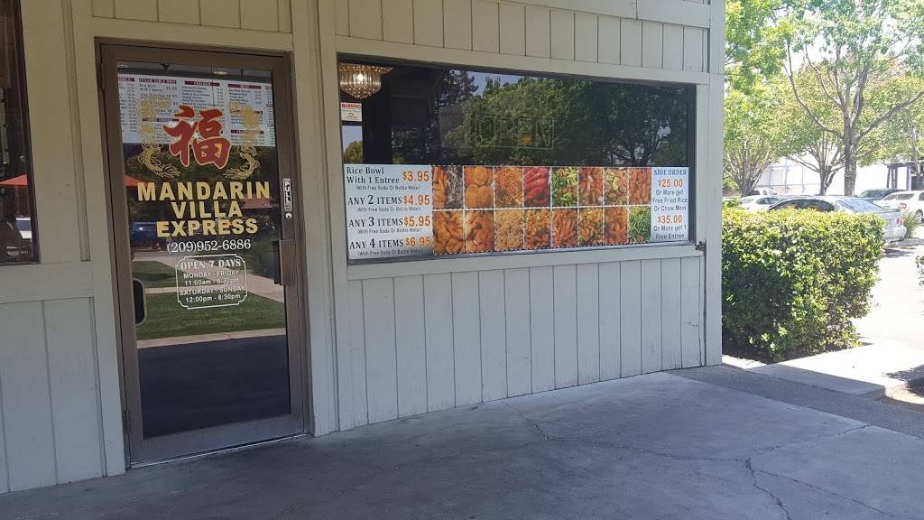 Mandarin Villa Express | meal takeaway | 3201 W Benjamin Holt Dr, Stockton, CA 95219, USA | 2099526886 OR +1 209-952-6886