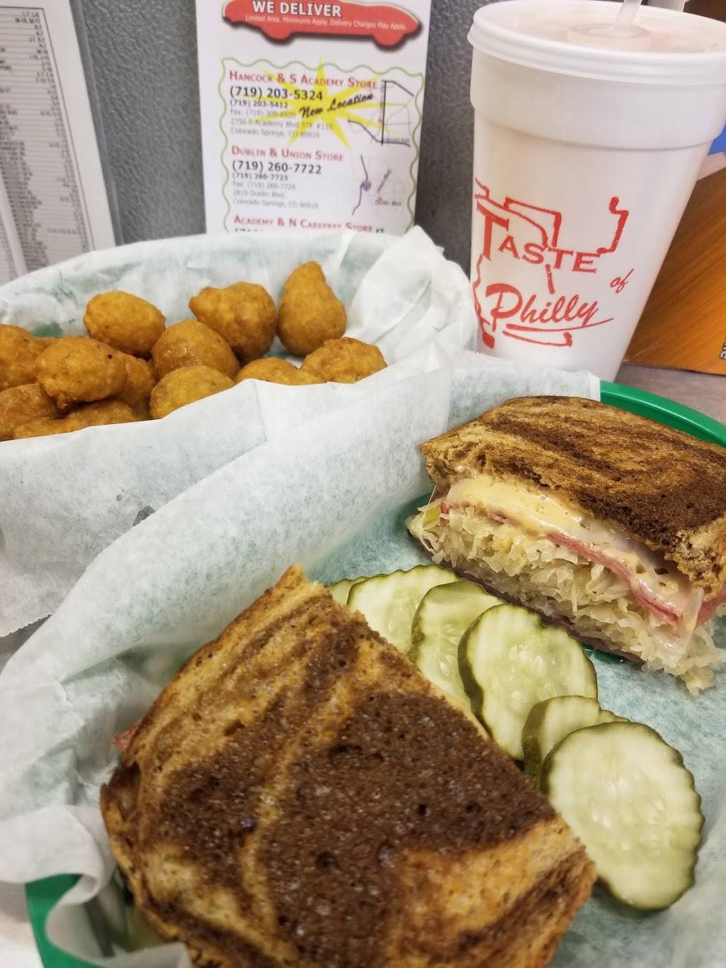 Taste of Philly | meal delivery | 2750 S Academy Blvd STE 110, Colorado Springs, CO 80916, USA | 7192035324 OR +1 719-203-5324