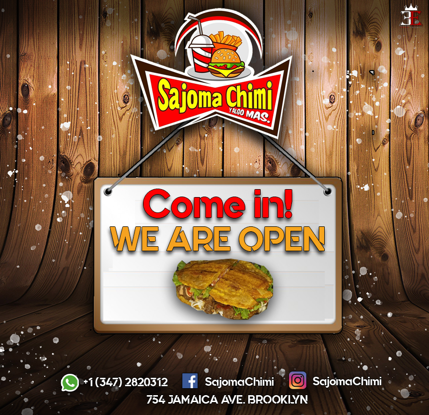 Sajoma Chimi Y Algo Mas | restaurant | 754 Jamaica Ave, Brooklyn, NY 11208, USA | 9176636382 OR +1 917-663-6382