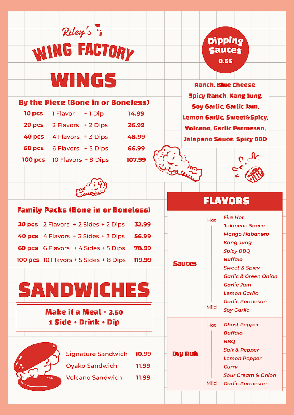 Rileys Wing Factory | restaurant | 18340 Yorba Linda Blvd, Yorba Linda, CA 92886, USA | 6572759040 OR +1 657-275-9040