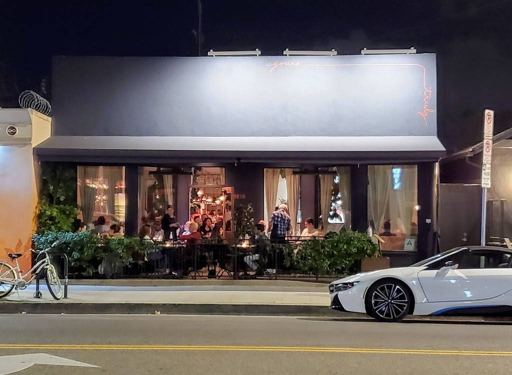 Yours Truly Venice | restaurant | 1616 Abbot Kinney Blvd, Venice, CA 90291, USA | 3103969333 OR +1 310-396-9333