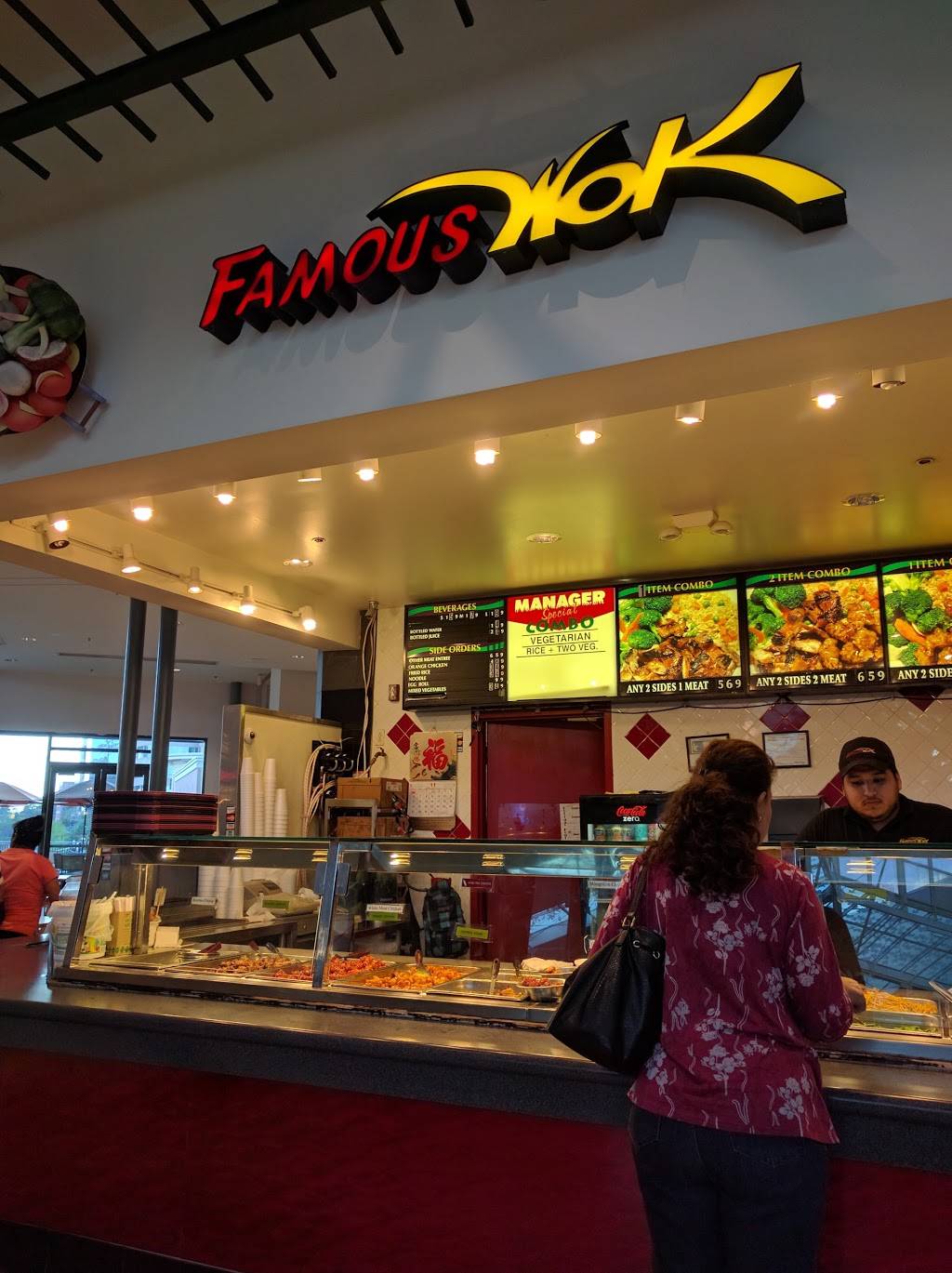 Famous Wok | restaurant | 1201 Lake Woodlands Dr, The Woodlands, TX 77380, USA | 8325850888 OR +1 832-585-0888