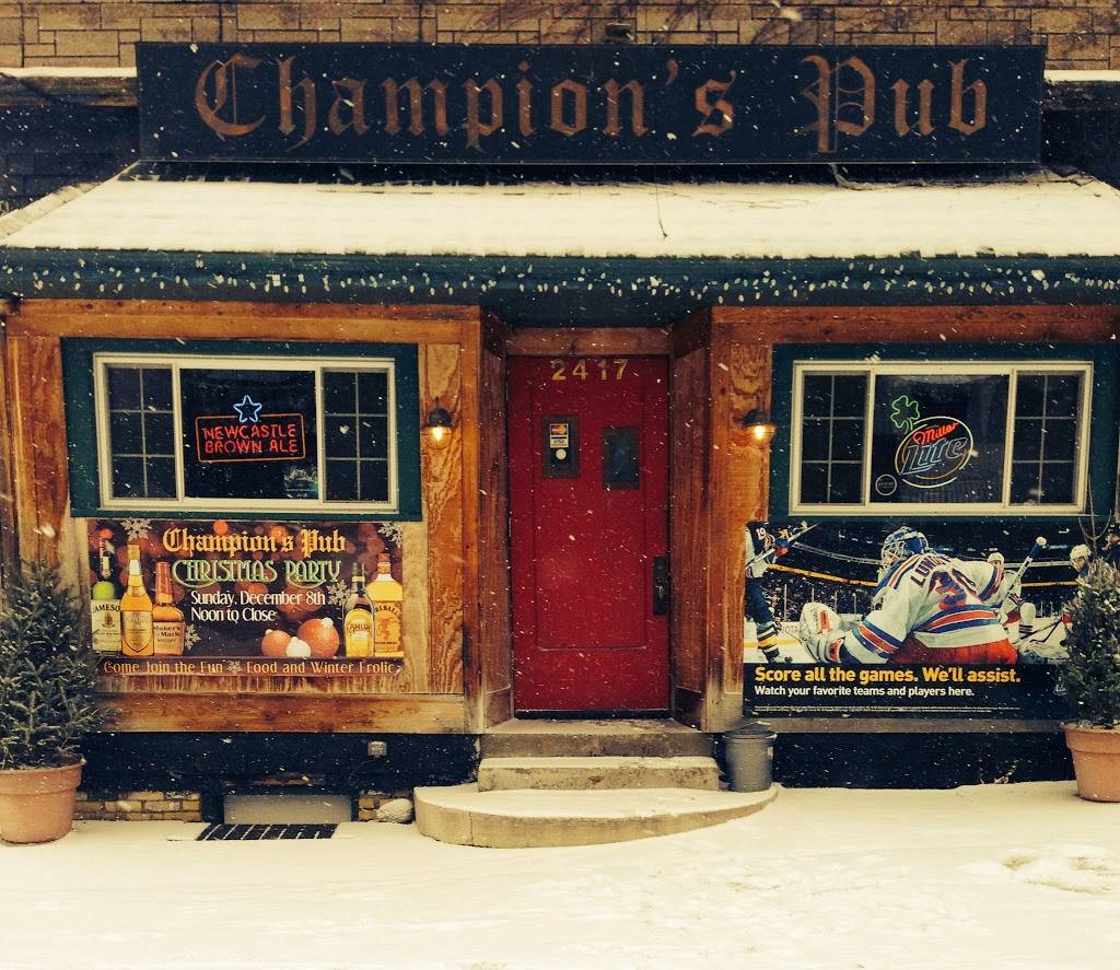 Champions Pub | restaurant | 2417 N Bartlett Ave, Milwaukee, WI 53211, USA | 4143322440 OR +1 414-332-2440