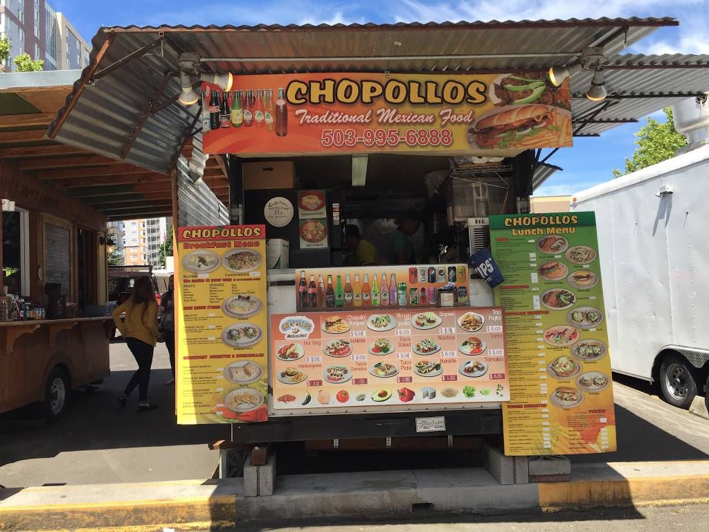 Chopollos Mexican Food Cart | restaurant | 1927 SW 4th Ave, Portland, OR 97201, USA | 5038476086 OR +1 503-847-6086