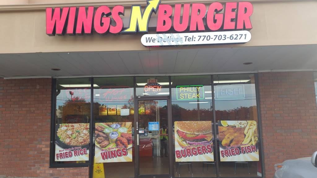 Wings N Burger | restaurant | 6163 Reynolds Rd, Morrow, GA 30260, USA | 7707036159 OR +1 770-703-6159