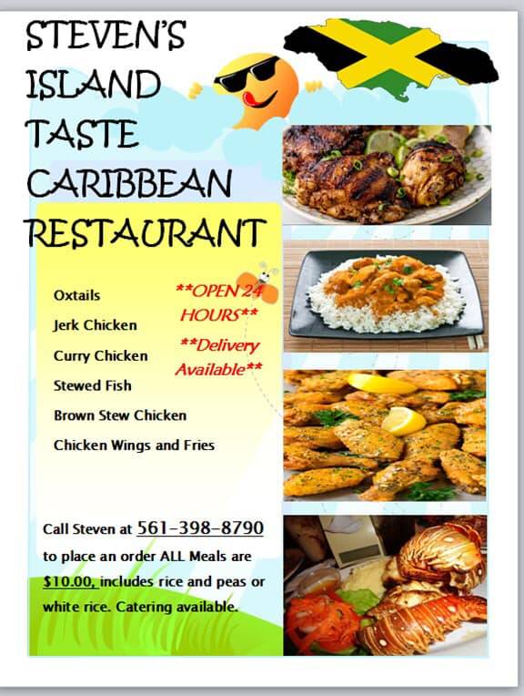 Stevens Island Taste Caribbean Restaurant | restaurant | 722 Parkway Ct, Greenacres, FL 33413, USA | 5613988790 OR +1 561-398-8790