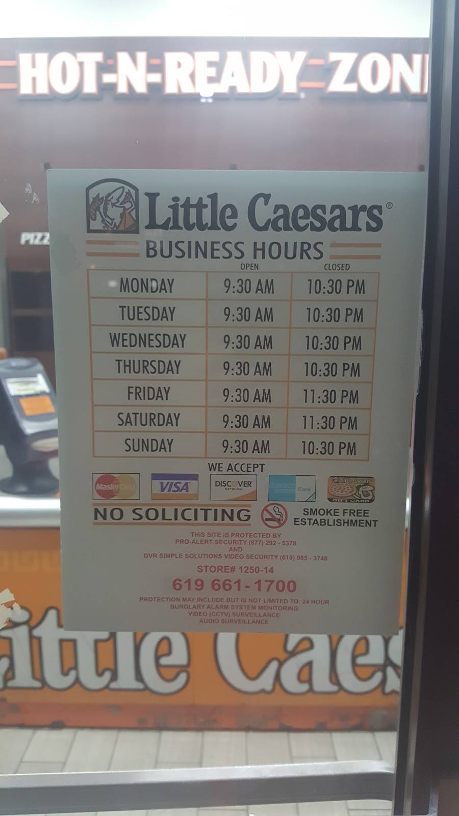 Little Caesars Pizza | meal takeaway | 2368 Paseo De Las Americas, San Diego, CA 92154, USA | 6196611700 OR +1 619-661-1700