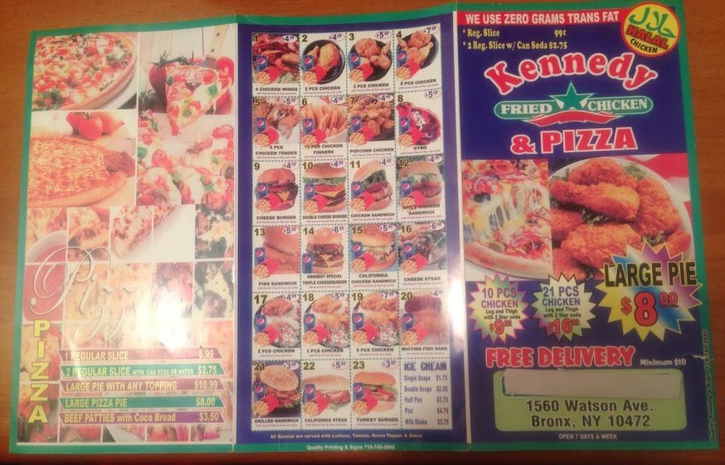 Kennedy Fried Chicken | restaurant | 1560 Watson Ave, Bronx, NY 10472, USA | 3478921929 OR +1 347-892-1929