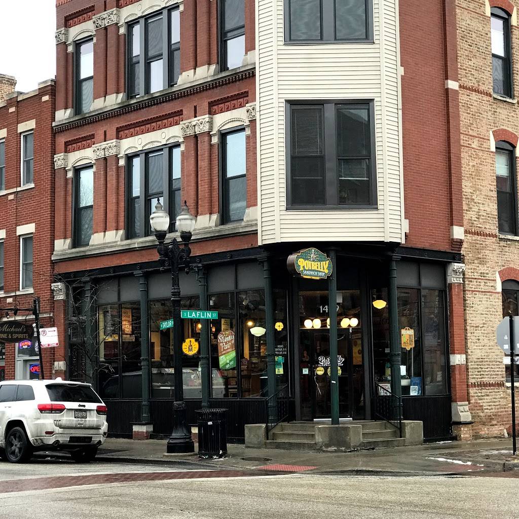 Potbelly Sandwich Shop | restaurant | 1459 W Taylor St, Chicago, IL 60607, USA | 3126339915 OR +1 312-633-9915