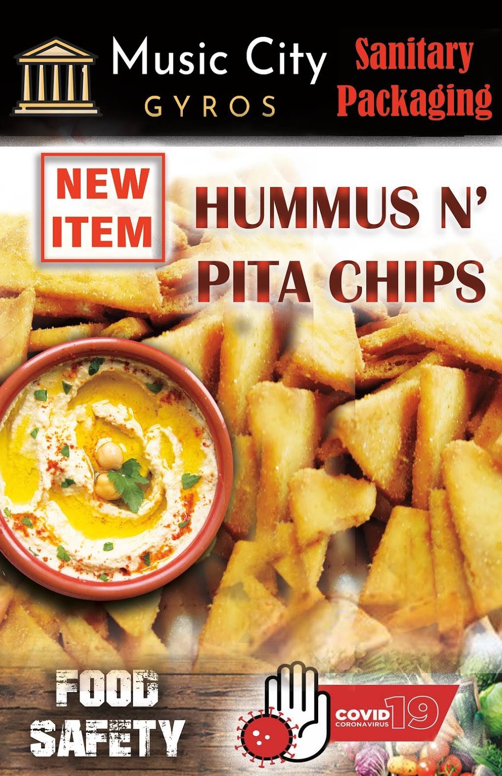 Music City Gyros | restaurant | 2008 Memorial Blvd, Springfield, TN 37172, USA | 6152007375 OR +1 615-200-7375