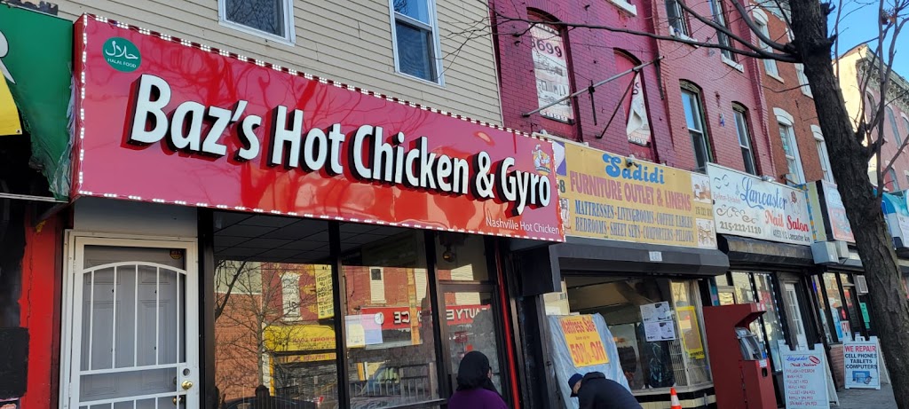 Bazs Hot Chicken & Gyro | meal takeaway | 4056 Lancaster Ave, Philadelphia, PA 19104, USA | 2672922193 OR +1 267-292-2193