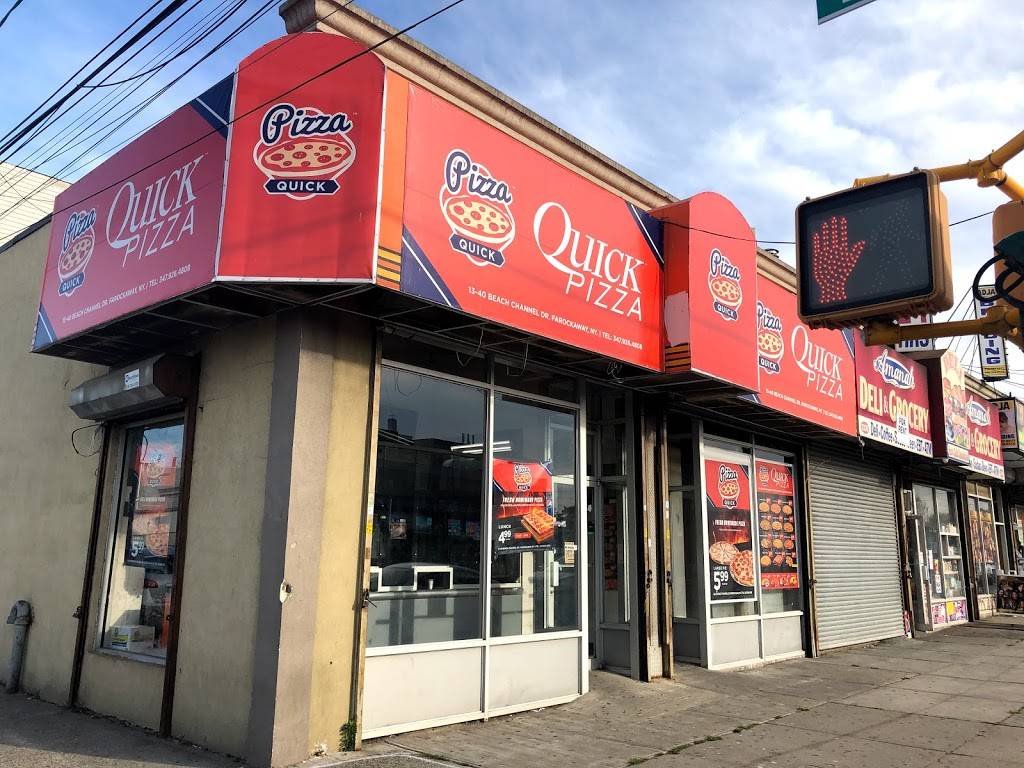 Quick Pizza | restaurant | 13-40 Beach Channel Dr, Queens, NY 11691, USA | 3479264808 OR +1 347-926-4808