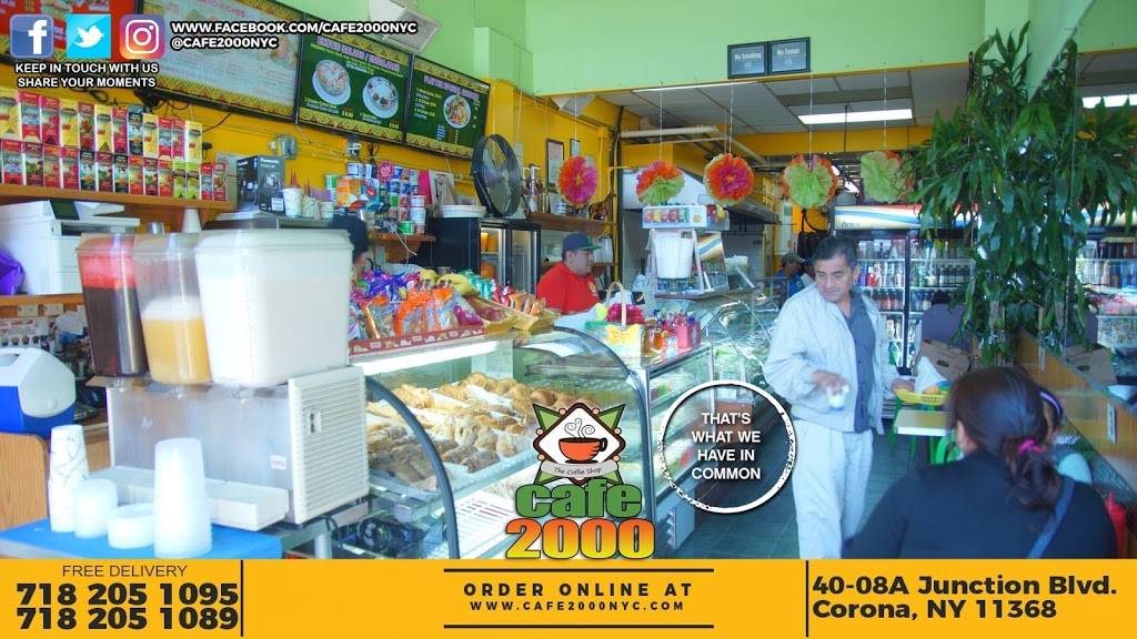 Cafe 2000 | cafe | 40-08 Junction Blvd, Queens, NY 11368, USA | 7182051089 OR +1 718-205-1089