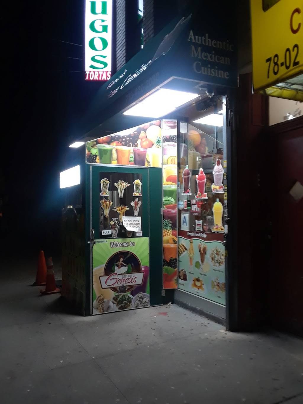Tacos Y Jugos Genesis | restaurant | 7804 Woodside Ave, Queens, NY 11373, USA | 7184262080 OR +1 718-426-2080