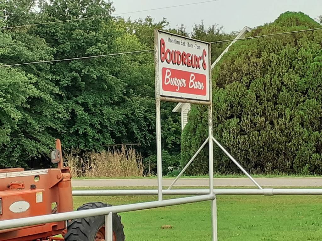 Boudreux Burger Barn | restaurant | 1499 N Meridian Rd #9046, Peck, KS 67120, USA | 3165242763 OR +1 316-524-2763