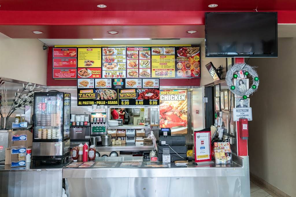 Dinos Chicken & Burgers | restaurant | 6135 Pacific Blvd, Huntington Park, CA 90255, USA | 3235854444 OR +1 323-585-4444