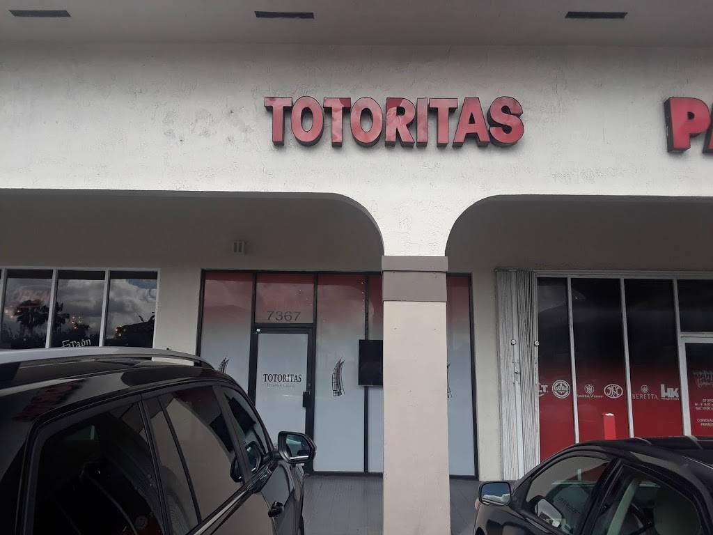 Totoritas | restaurant | 7367 NW 36th St, Miami, FL 33166, USA | 3054774505 OR +1 305-477-4505
