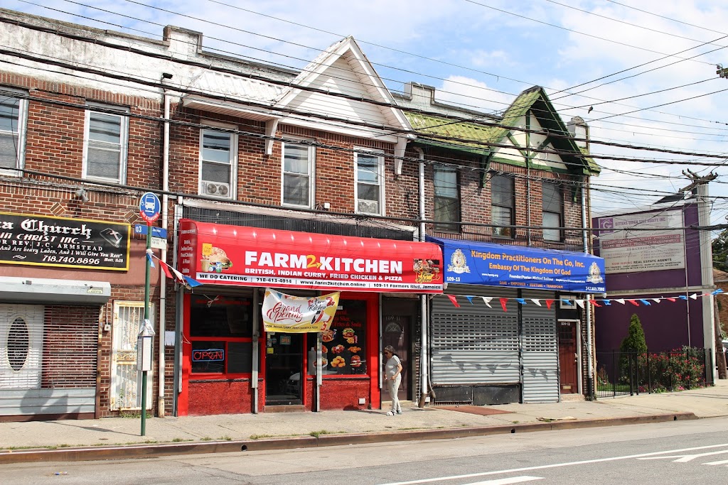 FARM2KITCHEN INC | restaurant | 109-11 Farmers Blvd, Queens, NY 11412, USA | 7184134014 OR +1 718-413-4014