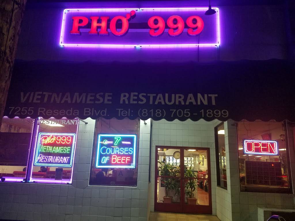 Pho 999 | restaurant | 7255 Reseda Blvd, Reseda, CA 91335, USA | 8187051899 OR +1 818-705-1899