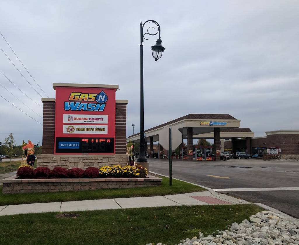 Gas N Wash | restaurant | 1201 W Jefferson St, Shorewood, IL 60404, USA | 8152806590 OR +1 815-280-6590