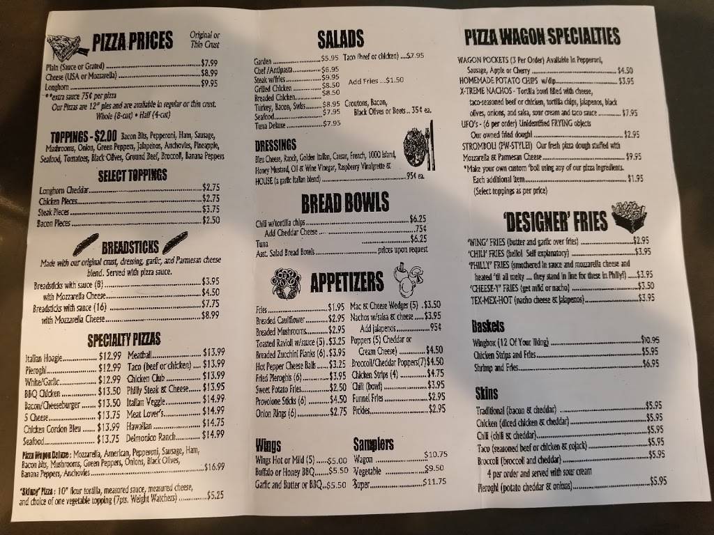 Pizza Wagon | restaurant | 255 Royal Rd, Brier Hill, PA 15415, USA | 7246774505 OR +1 724-677-4505