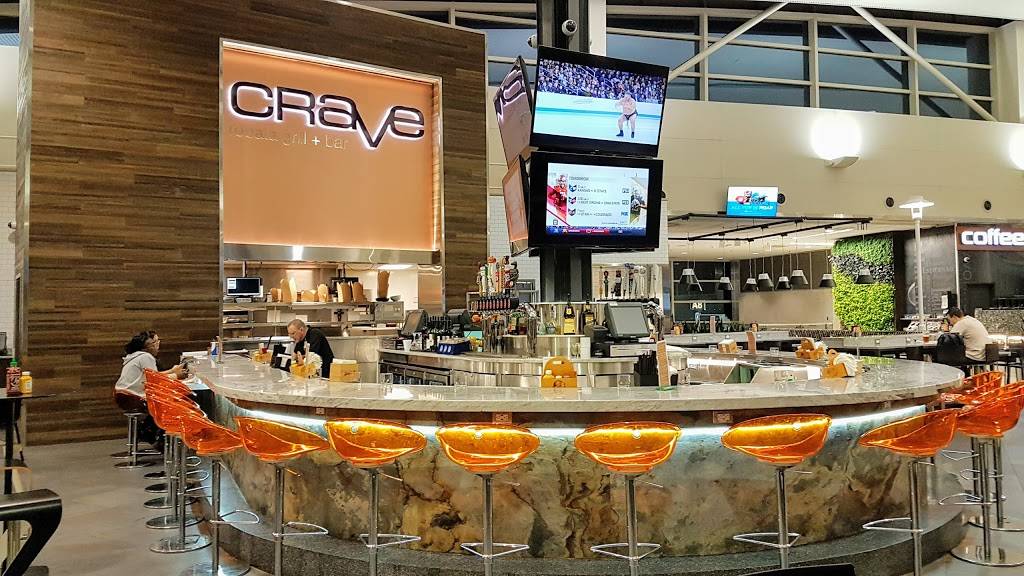 Crave Robata Grill & Bar | restaurant | McNamara Terminal, Between Gates A6 and A8, Worldgateway Pl, Detroit, MI 48242, USA | 7342290616 OR +1 734-229-0616