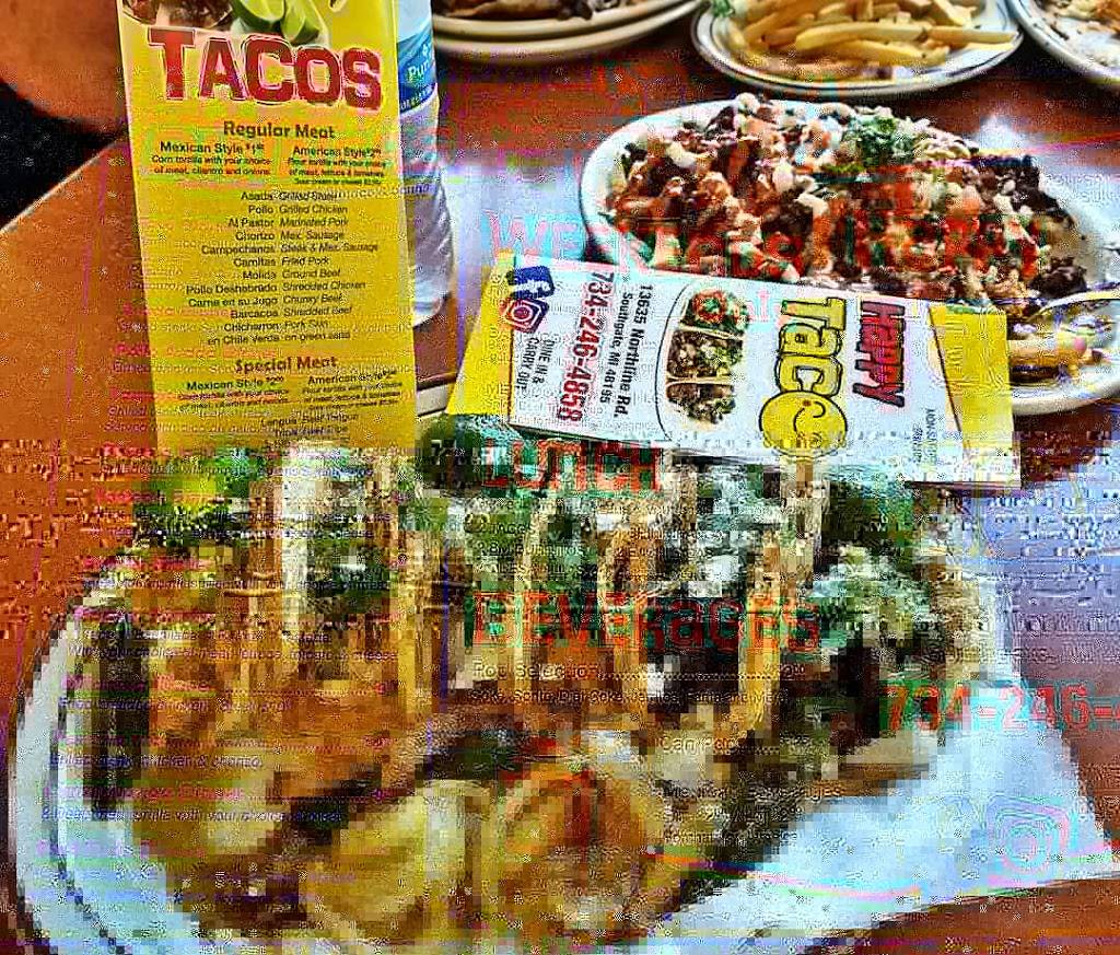 Happy Taco Mexican Restaurant | restaurant | 13635 Northline Rd, Southgate, MI 48195, USA | 7342464858 OR +1 734-246-4858