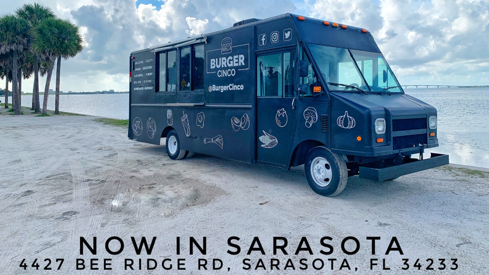 Burger Cinco | restaurant | 4427 Bee Ridge Rd, Sarasota, FL 34233, USA | 8139925616 OR +1 813-992-5616