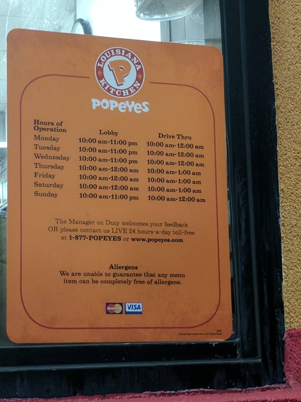 Popeyes Louisiana Kitchen | restaurant | 679 Rockaway Turnpike, Lawrence, NY 11559, USA | 5163712880 OR +1 516-371-2880