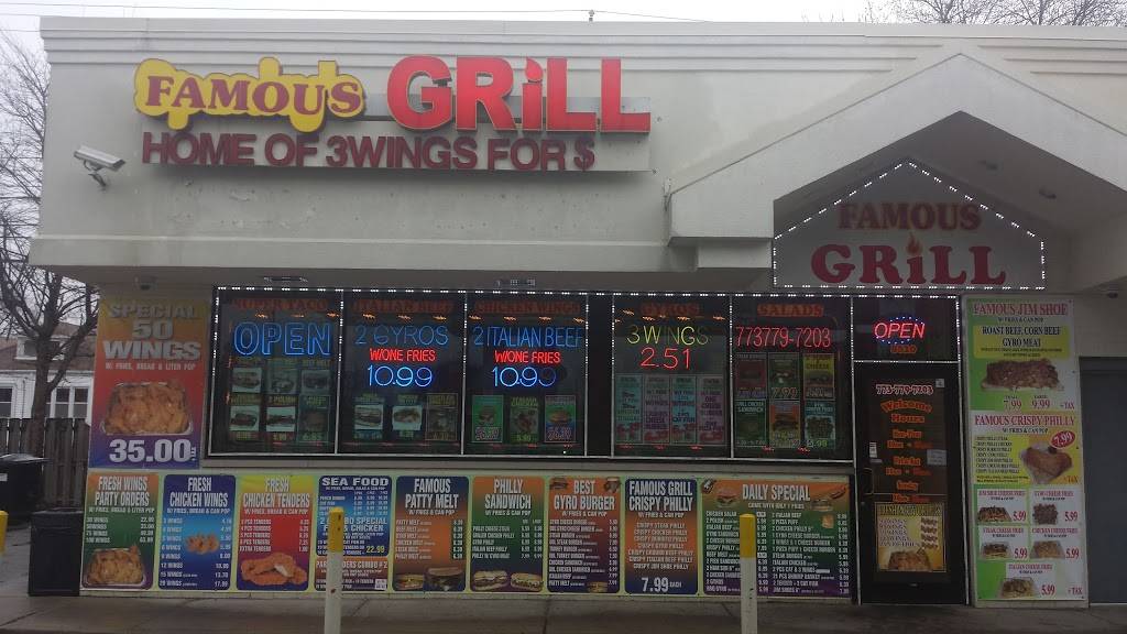 Famous Grill | restaurant | 8510 S Ashland Ave, Chicago, IL 60620, USA | 7737797203 OR +1 773-779-7203