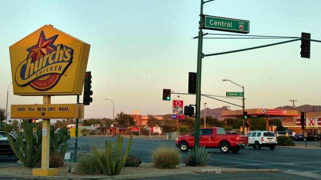 Churchs Chicken | restaurant | 7444 S Central Ave, Phoenix, AZ 85040, USA | 6022763365 OR +1 602-276-3365