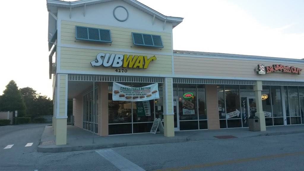 Subway | restaurant | 4270 Minton Rd, Palm Bay, FL 32907, USA | 3217233043 OR +1 321-723-3043