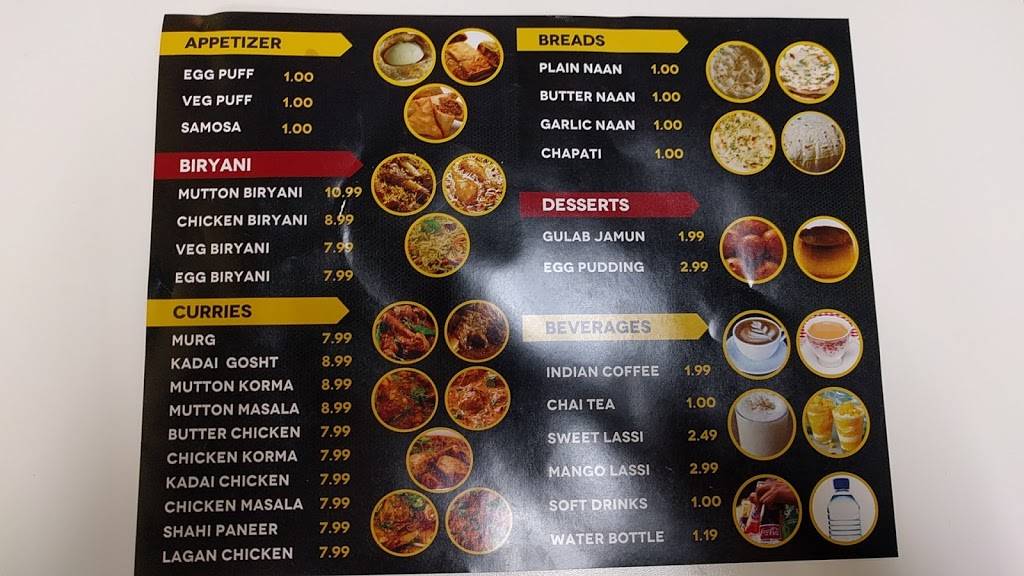 The Biryani Place | restaurant | 8482 W Golf Rd, Niles, IL 60714, USA | 8479834115 OR +1 847-983-4115