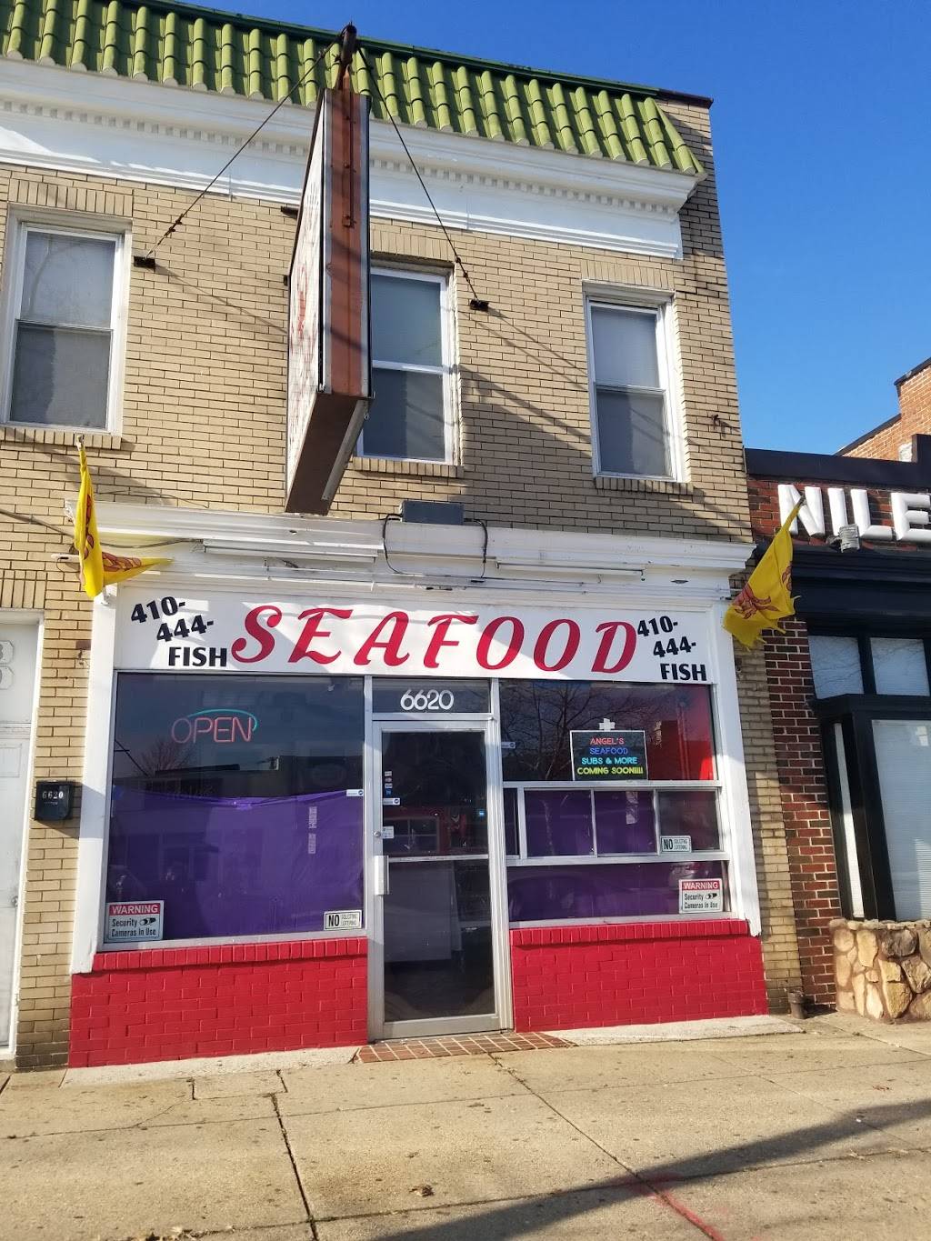 Angels Seafood | restaurant | 6620 Harford Rd, Baltimore, MD 21214, USA | 4104445150 OR +1 410-444-5150