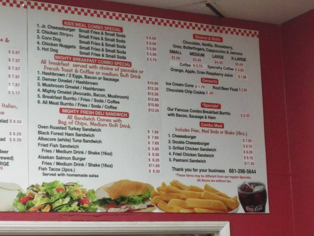 Mighty Mouth Burgers | restaurant | 18545 Soledad Canyon Rd, Santa Clarita, CA 91351, USA | 6612985644 OR +1 661-298-5644