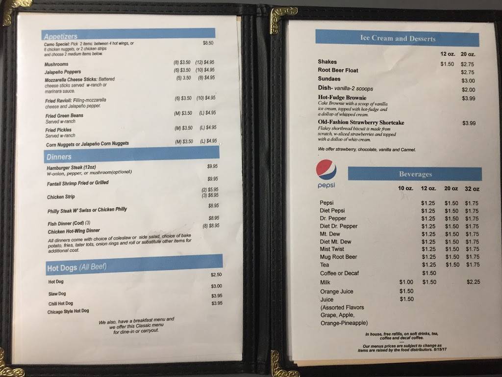 Camo Cafe & Grill Atwood Tennessee | restaurant | 26 Broad St, Atwood, TN 38220, USA | 7316623770 OR +1 731-662-3770