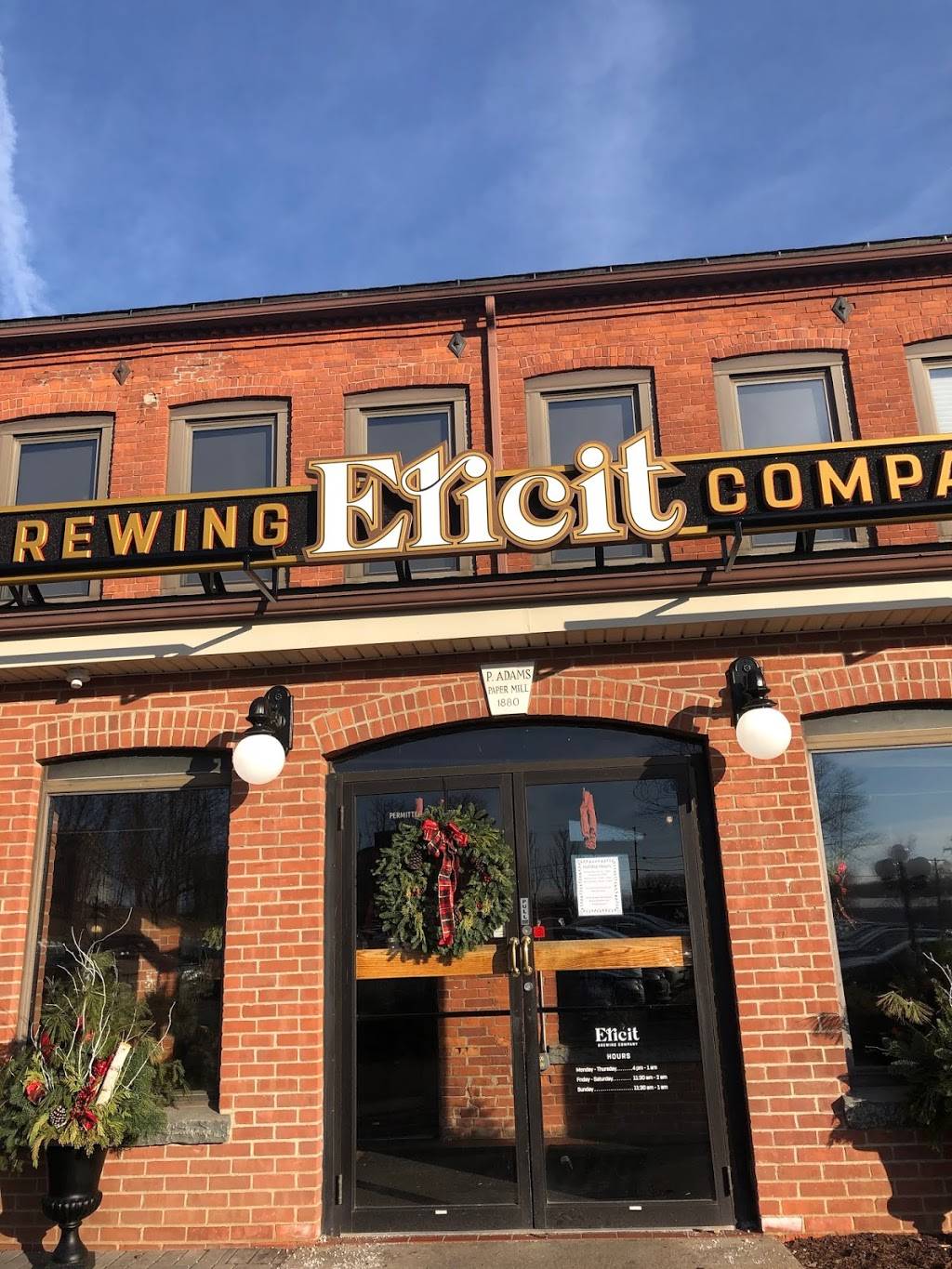 Elicit Brewing Co | restaurant | 165 Adams St, Manchester, CT 06040, USA | 8607918440 OR +1 860-791-8440