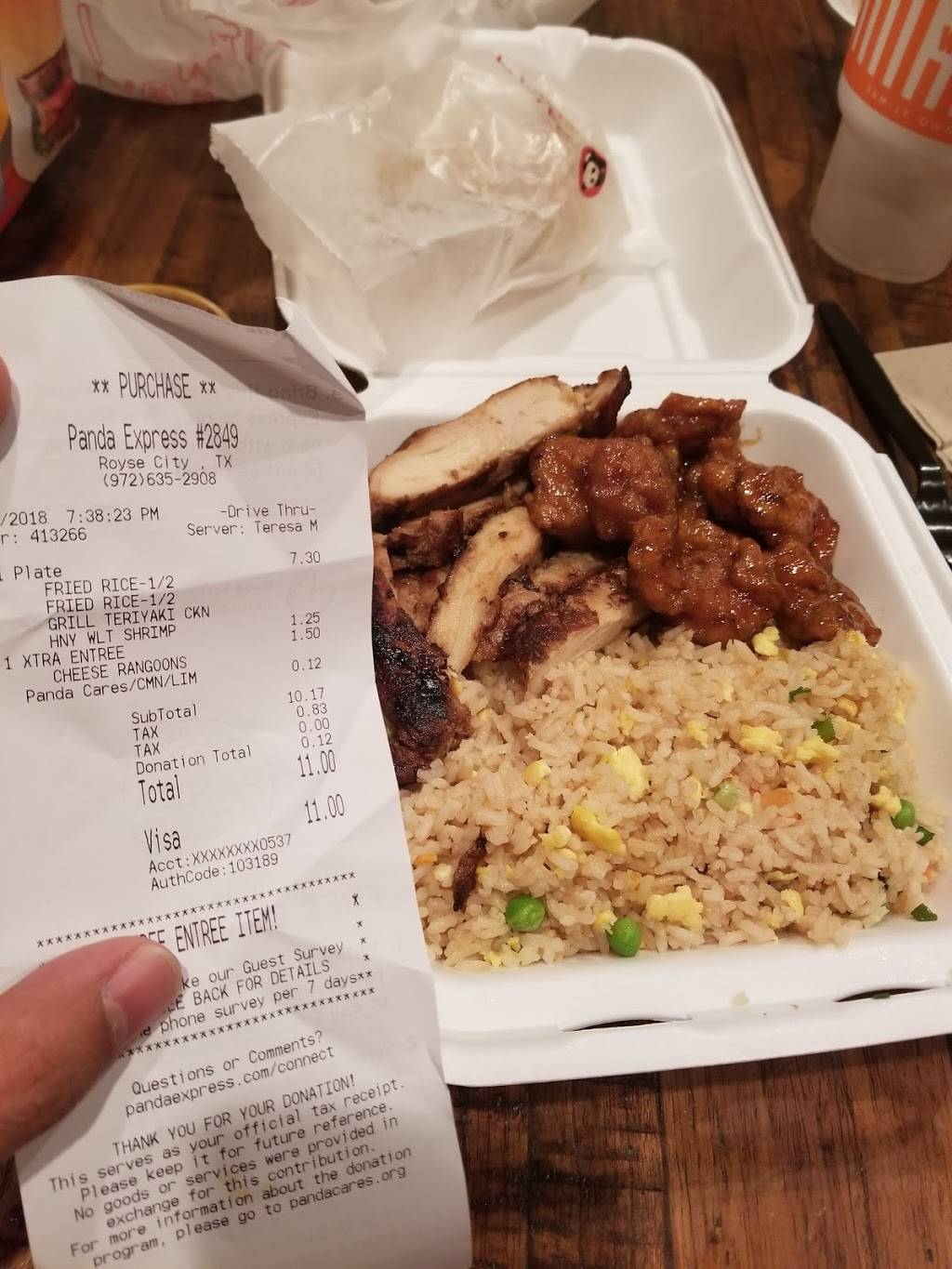 Panda Express | restaurant | 526 Interstate Hwy 30, Royse City, TX 75189, USA | 9726352908 OR +1 972-635-2908