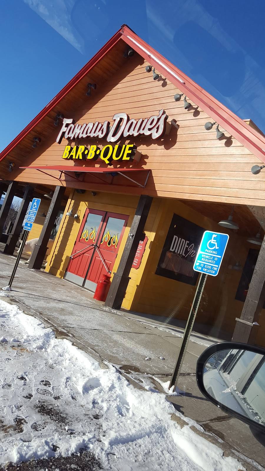 Famous Daves Bar-B-Que | restaurant | 4355 Frontage Rd W, Owatonna, MN 55060, USA | 5074552900 OR +1 507-455-2900