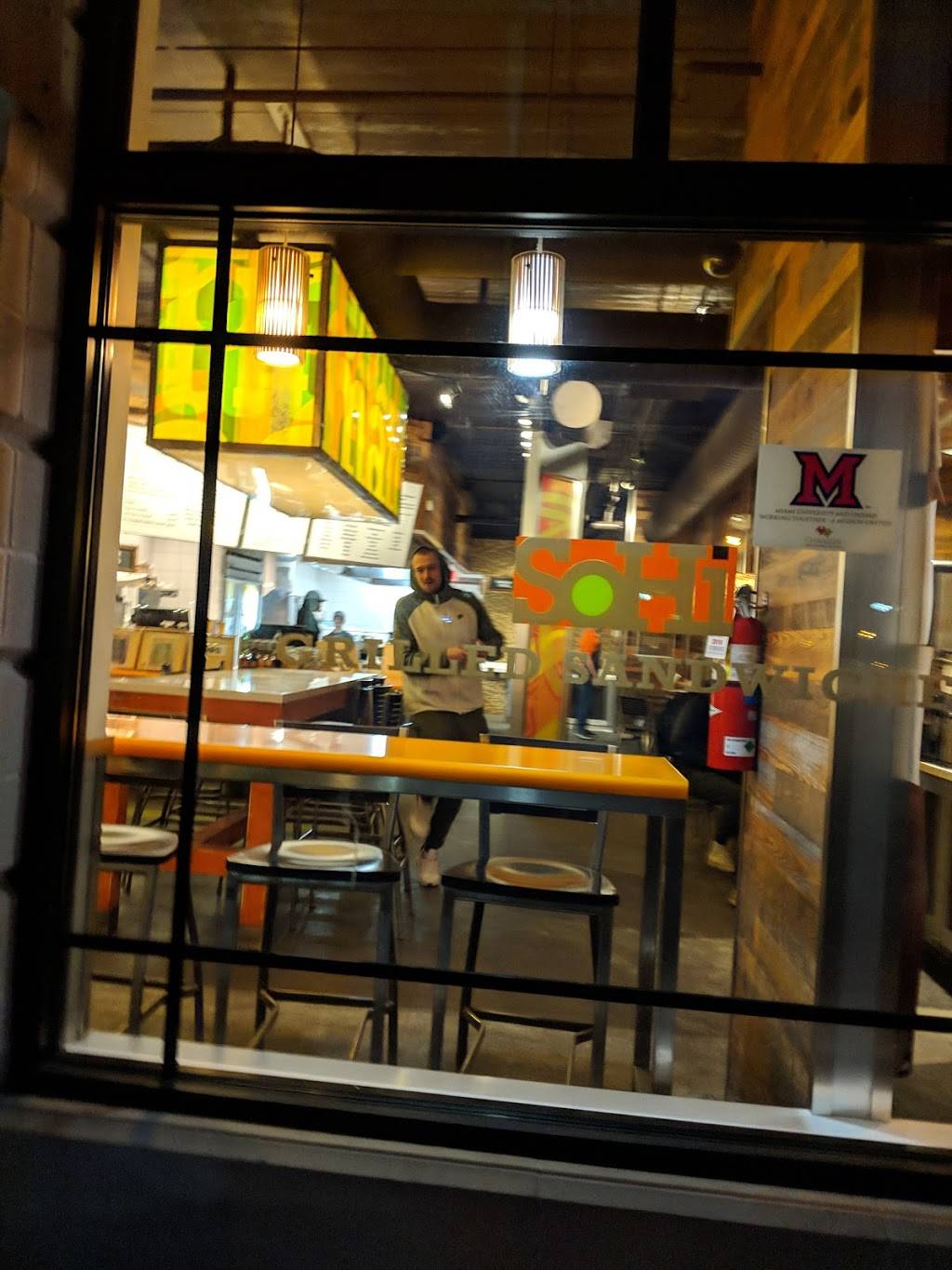 SoHi Grilled Sandwiches | meal takeaway | 17 E High St, Oxford, OH 45056, USA | 5135232079 OR +1 513-523-2079