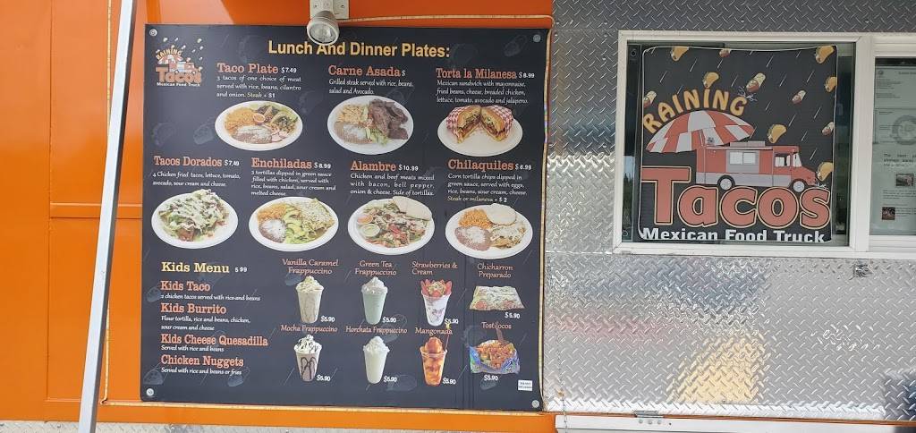 Raining Tacos Mexican Food Truck | restaurant | 440 Rainier Ave S, Renton, WA 98057, USA | 2064663798 OR +1 206-466-3798