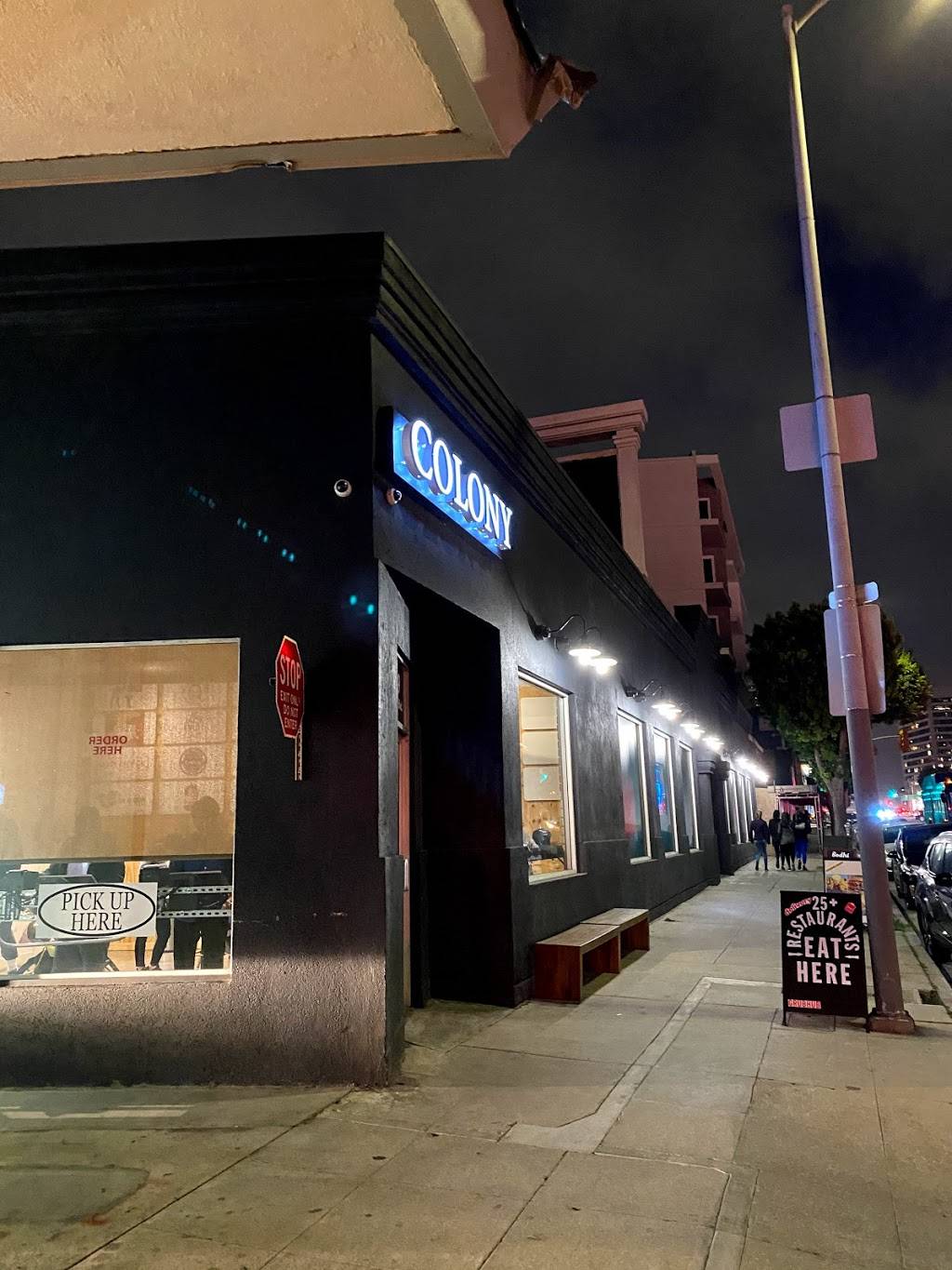 Colony | restaurant | 11419 Santa Monica Blvd, Los Angeles, CA 90025, USA | 4243461420 OR +1 424-346-1420